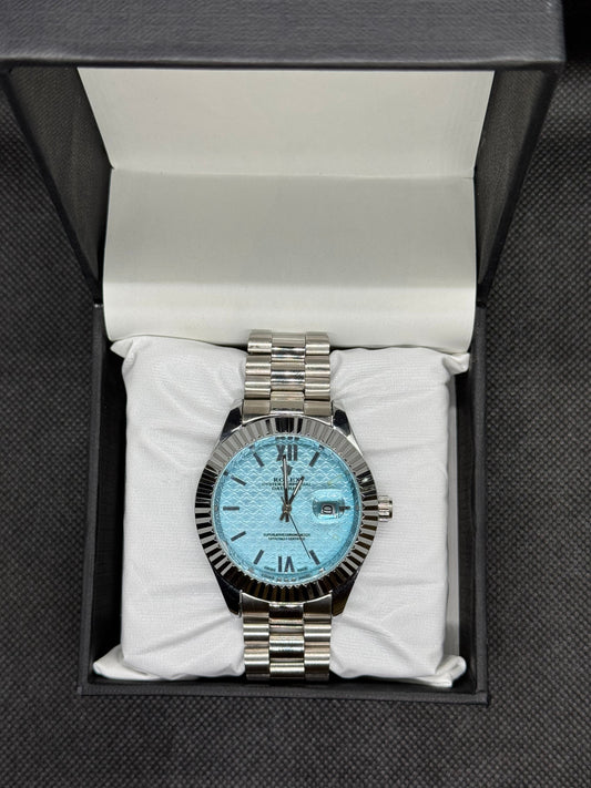 Rolex Date Just Diamond IceBlue Dial