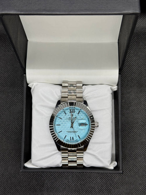 Rolex Date Just Diamond IceBlue Dial