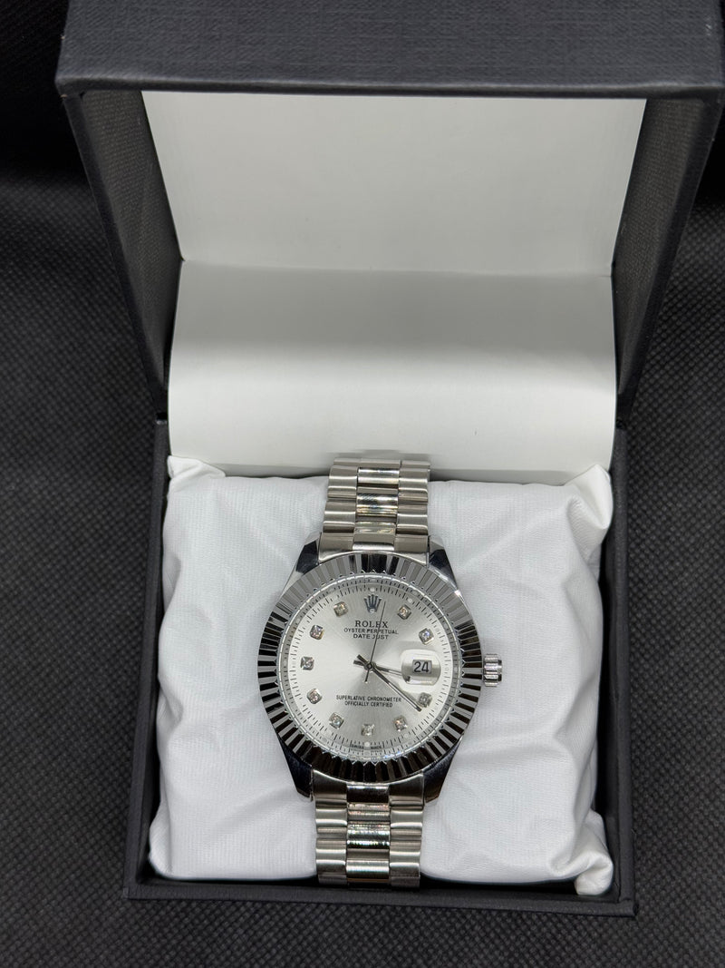 Rolex date Date Just Ivory Pearl