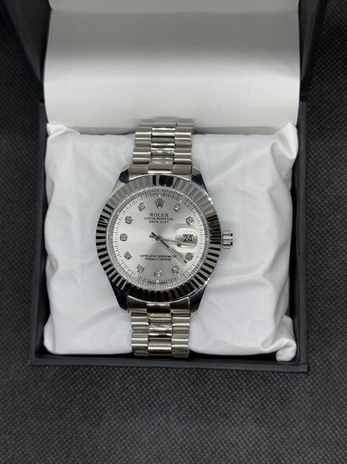 Rolex date Date Just Ivory Pearl